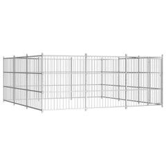 vidaXL Κλουβί Σκύλου Εξωτερικού Χώρου 450 x 450 x 185 εκ.