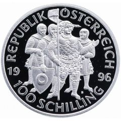 100 Schilling 1996 Austria Leopold III .