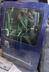 ΠΟΡΤΑ ΠΛΑΙΝΗ ΣΥΡΟΜΕΝΗ ΑΡΙΣΤΕΡΑ RENAULT KANGOO I KC KW 1997-2007 ΜΠΛΕ ΣΚΟΥΡΟ