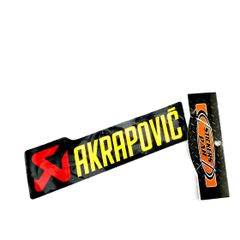 ΑΥΤΟΚΟΛΛΗΤΑ 1ΤΕΜ AKRAPOVIC ΜΕΓΑΛΟ (15.5X4.3CM)