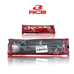 ΑΚΤΙΝΕΣ 9G 168ΜΜ RACING BOY ΝΙΚΕΛ ΜΕ ΝΙΚΕΛ ΚΑΨΟΥΛΙΑ ΕΝΙΣΧΥΜΕΝΑ 3.6ΜΜ CGROME ME ZINIC NO1