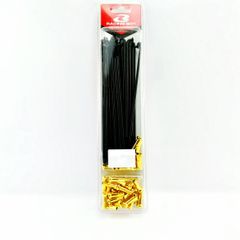 ΑΚΤΙΝΕΣ 9G 161ΜΜ RACING BOY ΜΑΥΡΕΣ ΜΕ ΧΡΥΣΑ ΚΑΨΟΥΛΙΑ ΕΝΙΣΧΥΜΕΝΑ 3.6ΜΜ
