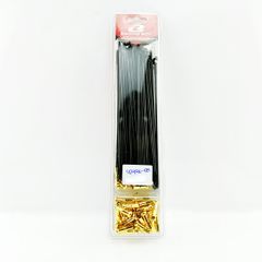 ΑΚΤΙΝΕΣ 9G 172ΜΜ RACING BOY ΜΑΥΡΕΣ ΜΕ ΧΡΥΣΑ ΚΑΨΟΥΛΙΑ ΕΝΙΣΧΥΜΕΝΑ 3.6ΜΜ