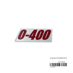 ΑΥΤΟΚΟΛΛΗΤΟ 0-400 ΚΟΚΚΙΝΟ ΑΥ0110