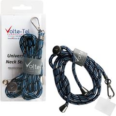 Volte-Tel Neck Strap - Λουρακι Λαιμου Για Θηκες ΜΠΛΕ-Μαυρο VT06 - (5205308318320)