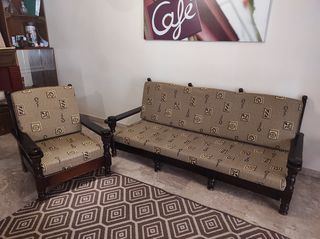 Πωλείται καναπές - κρεβάτι κ πολυθρόνα 