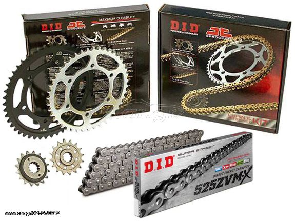 ΑΛΥΣΙΔΑ ΓΡΑΝΑΖΙΑ ΣΕΤ HONDA CBR 650R / CBR 650F / CB 650R / CB 650F DID-JT X-RING (ZVM-X)