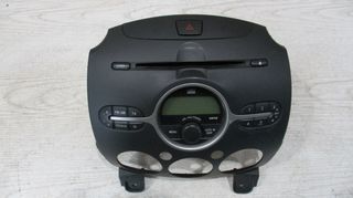 Κονσόλα ράδιοCD -MP3 με οθόνη ενδείξεων και alarm από Mazda 2 2007-2014