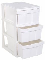 ΣΥΡΤΑΡΙΕΡΑ ΤΑΡΑ ΚΛΕΙΣΤΗ 3 ΘΕΣΕΩΝ ΛΕΥΚΗ 40x50x77cm HOMEPLAST Α00066