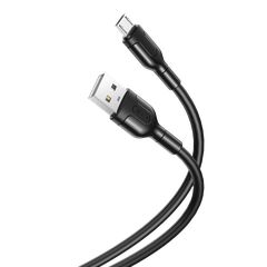 XO NB212 2.1A USB Καλώδιο Φόρτισης για Micro Μαύρο