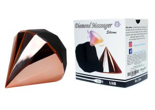 Stymulator-Diamond Air Massager USB 7 Function Red Gold-thumb-2