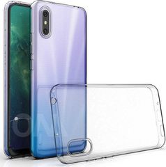 Θήκη TPU διάφανη με mat πλάτη για Xiaomi Redmi 9A/9AT - Διάφανo