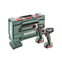 Combo Set Μπαταρίας 2.7.1 Δραπανοκατσάβιδο & Παλμικό Κατσαβίδι (2x2.0Ah) - 10,8V - 12V - METABO (#685166000)