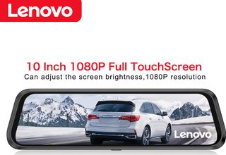 Lenovo V7 Plus Καθρέπτης με Κάμερα DVR Αυτοκινήτου 1080P με Οθόνη 9.66" με Κλιπ