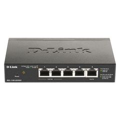 D-LINK D-LINK DGS-1100-05PDV2 5-Port PoE-Powered Gigabit Smart Managed Switch με 3xGigabit & 2xPoE-ports.