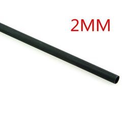 Θερμοσυστελλόμενο  Μονωτικό Καλώδιο 2mm (1τμχ) (Μαύρο) (OEM)