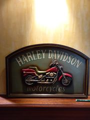 HARLEY DAVIDSON   Ξυλόγλυπτο -thumb-1