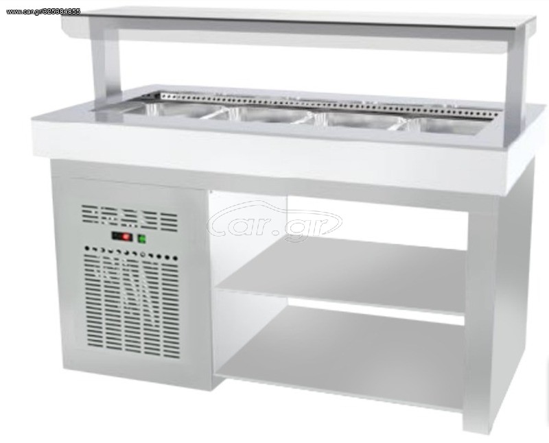 ΨΥΓΕΙΟ SALAD BAR ΜΕ ΕΝΣΩΜΑΤΩΜΕΝΟ ΜΟΤΕΡ 115x90x125