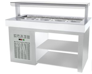 ΨΥΓΕΙΟ SALAD BAR ΜΕ ΕΝΣΩΜΑΤΩΜΕΝΟ ΜΟΤΕΡ 115x90x125