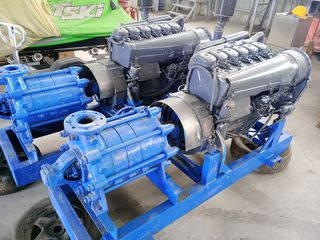 DEUTZ κινητήρας BF6L913 - 118 kW (160HP) 2800 rpm, σε μεταλλική βάση βαρέως τύπου με αντλία KSB WKL100/4 135-200 m³/h-thumb-1