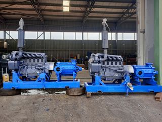 DEUTZ κινητήρας BF6L913 - 118 kW (160HP) 2800 rpm, σε μεταλλική βάση βαρέως τύπου με αντλία KSB WKL100/4 135-200 m³/h