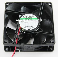 ΑΝΕΜΙΣΤΗΡΑΣ 24V DC 80x80x25mm 2-C 1.20W 0.05A 61m3/h 30dBA SUNON