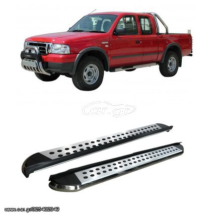 Ford Ranger 1998-2005 Σκαλοπάτια [Silver Combo]