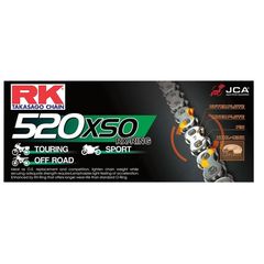 Αλυσίδα Κίνησης RK Για KAWASAKI ER-6N 650cc (ER650A) 2006 2007 2008