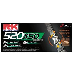 Αλυσίδα Κίνησης RK Για KAWASAKI VERSYS 650cc KLE (LE650E) ABS 2015