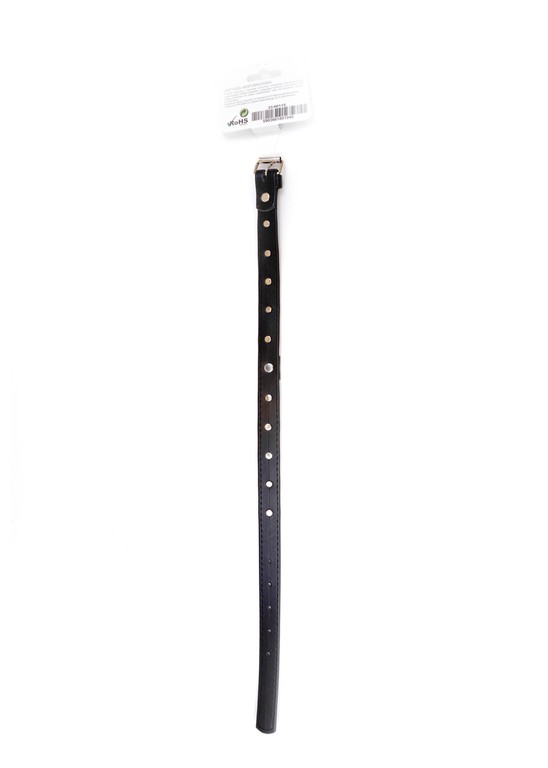 Fetish Collar - 2 cm navy blue crystal