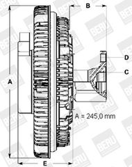 ΥΔΡΟΣΤΑΤΙΚΟ ACTROS MP2/3 για MERCEDES-BENZ ACTROS MP2 / MP3