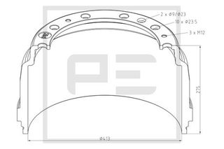 ΤΑΜΠΟΥΡΟ SCANIA για SCANIA P,G,R,T - series