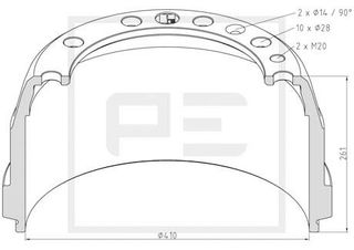ΤΑΜΠΟΥΡΟ VOLVO 1599009 για VOLVO FM