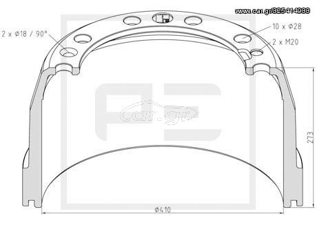 ΤΑΜΠΟΥΡΟ VOLVO 3171745 για VOLVO FH 16