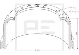 ΤΑΜΠΟΥΡΟ MB 6584210001 για MERCEDES-BENZ SK