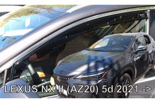 ΣΕΤ ΑΝΕΜΟΘΡΑΥΣΤΕΣ ΑΥΤΟΚΙΝΗΤΟΥ ΓΙΑ LEXUS NX (AZ20) 5D 2021+ ΑΠΟ ΕΥΚΑΜΠΤΟ ΦΙΜΕ ΠΛΑΣΤΙΚΟ HEKO - 4 ΤΕΜ.
