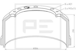ΤΑΜΠΟΥΡΟ ΜΒ 6774210501 για MERCEDES-BENZ SK