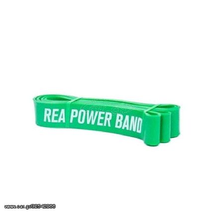 REA TAPE POWER BAND λάστιχο αντίστασης γυμναστικής πράσινo 12-2-029