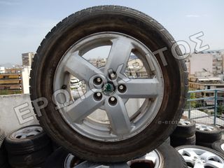 ΖΑΝΤΑ SKODA OCTAVIA 15'' 5X100 1U0601025H ΑΛΟΥΜΙΝΙΟΥ ΓΝΗΣΙΑ