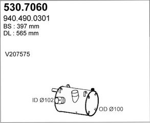 ΚΑΖΑΝΙ ΕΞΑΤΜΙΣΕΩΣ MB για MERCEDES-BENZ AXOR 2