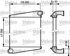 ΨΥΓΕΙΟ INTERCOOLER VOLVO FL6 για VOLVO FL