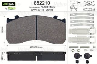 ΣΕΤ ΔΙΣΚΟΦΡΕΝΑ MB ATEGO OPTIPACK για MERCEDES-BENZ ACTROS MP4