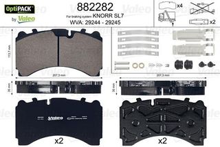 ΣΕΤ ΔΙΣΚΟΦΡΕΝΑ ΜΒ ACTROS για MERCEDES-BENZ ATEGO