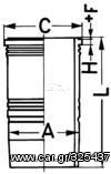 ΧΙΤΩΝΙΟ 145mm για MAN TGA