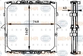 ΨΥΓΕΙΟ ΝΕΡΟΥ DAF 95 για DAF 95 XF