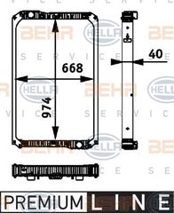 ΨΥΓΕΙΟ ΝΕΡΟΥ MB AXOR για MERCEDES-BENZ AXOR 2