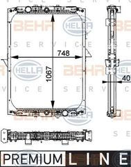 ΨΥΓΕΙΟ ΝΕΡΟΥ DAF XF95 για DAF 95 XF