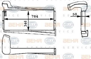 ΨΥΓΕΙΟ INTERCOOLER ΜΒ για MERCEDES-BENZ SK