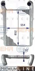 ΨΥΓΕΙΟ INTERCOOLER DAF 95XF για DAF 95 XF