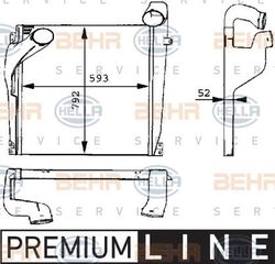 ΨΥΓΕΙΟ INTERCOOLER MB για MERCEDES-BENZ SK